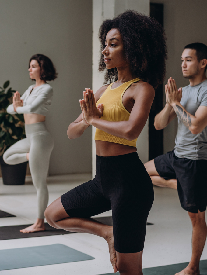 Yoga class